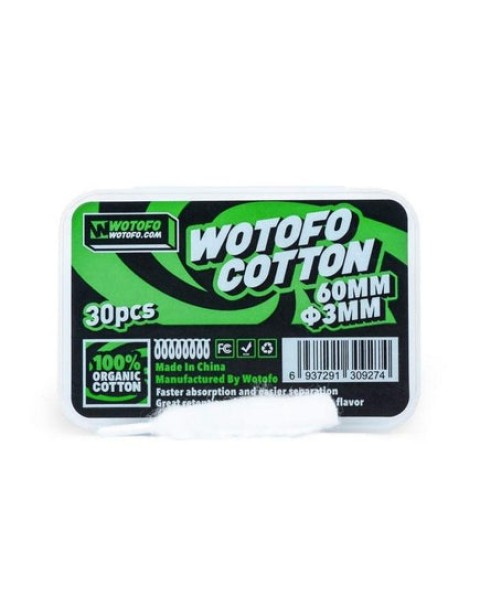 Wotofo X Fiber Cotton 3mm Cotton Wicks