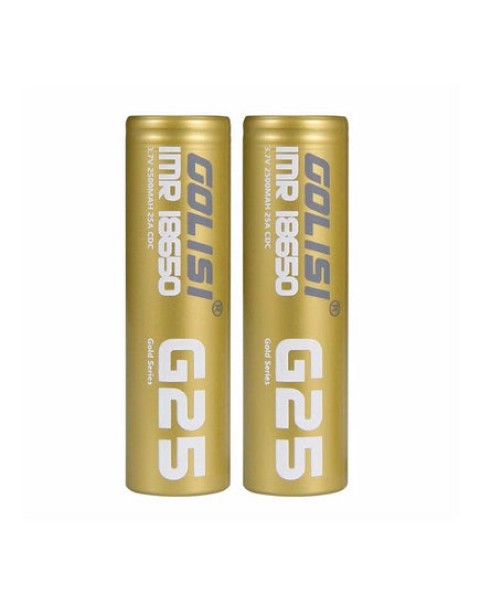 Golisi G25 2500mAh 18650 Battery x 2