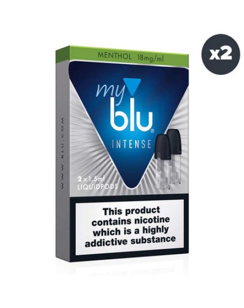 Myblu Liquid Replacement Pods - Menthol - 1.8% NS (Intense)