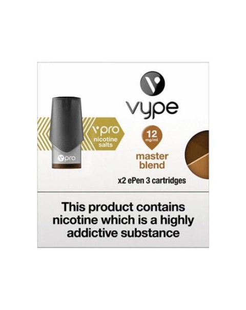 Vype ePen 3 vPro – Master Blend Cartridges (Pack of 2)