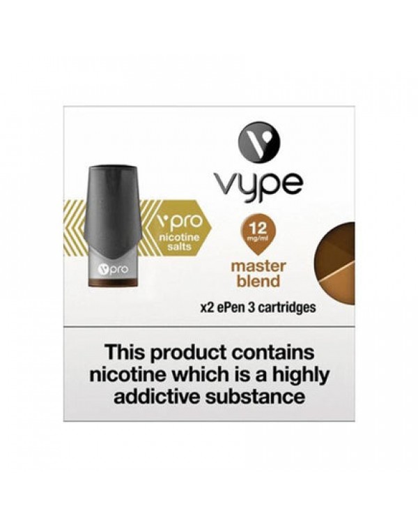 Vype ePen 3 vPro – Master Blend Cartridges (Pack...