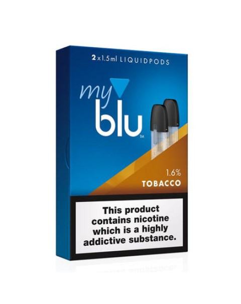 Myblu Liquid Replacement Pods - Golden Tobacco