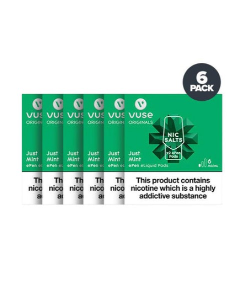 Vuse ePen Nic Salt Refill Pods 6 Pack