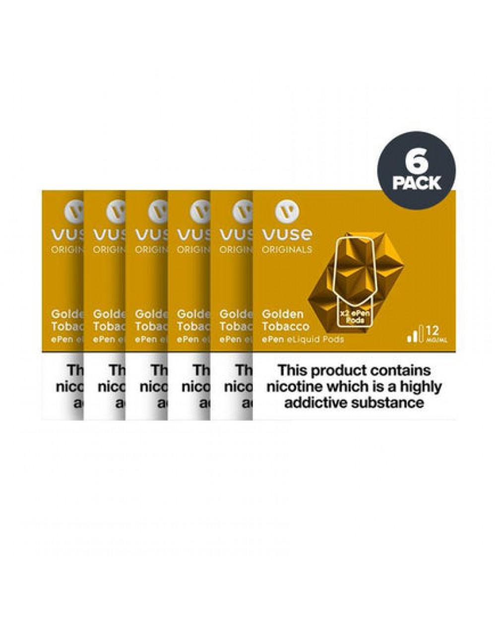 Vuse ePen Refill Pods 6 Pack 2 Pack Vape Pods