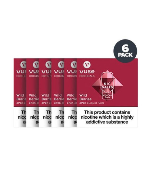 Vuse ePen Nic Salt Refill Pods 6 Pack
