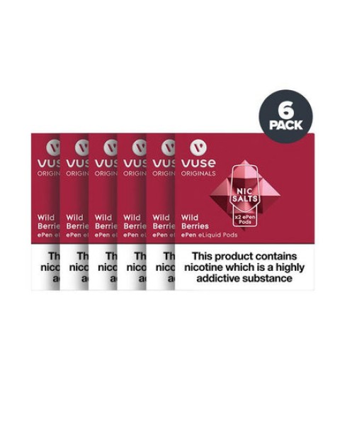 Vuse ePen Nic Salt Refill Pods 6 Pack