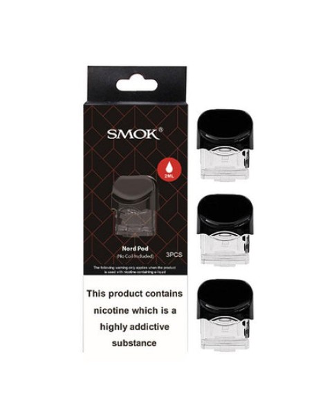 Smok Nord 2ml Replacement Pods Only - Pack of 3