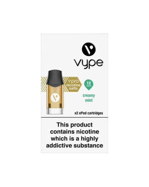 Vype vPro ePod Cartridges - Creamy Mint