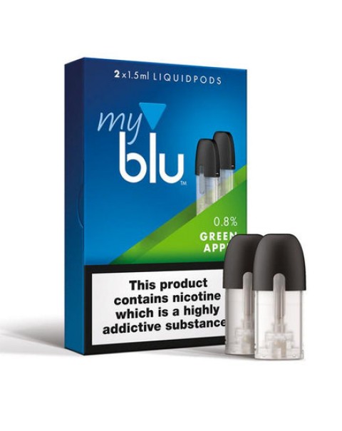 Myblu Liquid Replacement Pods - Green Apple