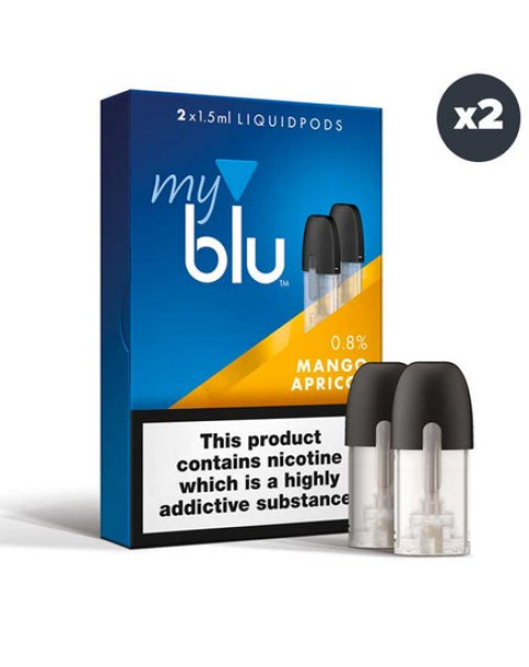 Myblu Liquid Replacement Pods - Mango Apricot