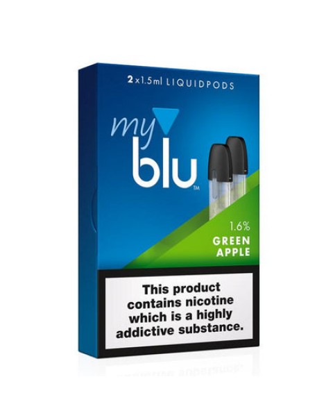 Myblu Liquid Replacement Pods - Green Apple