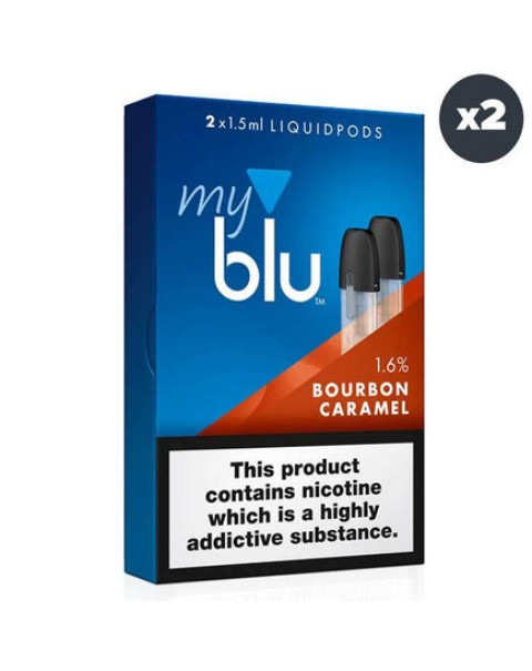 Myblu Liquid Replacement Pods - Bourbon Caramel