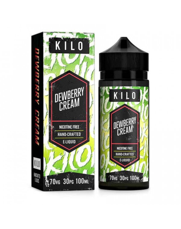 Kilo E-Liquids - Dewberry Cream 100ml Short Fill E...