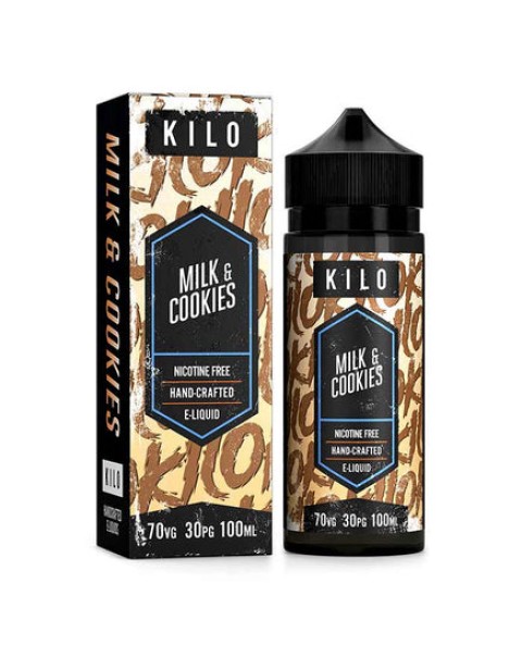 Kilo E-Liquids - Milk and Cookies 100ml Short Fill E-Liquid