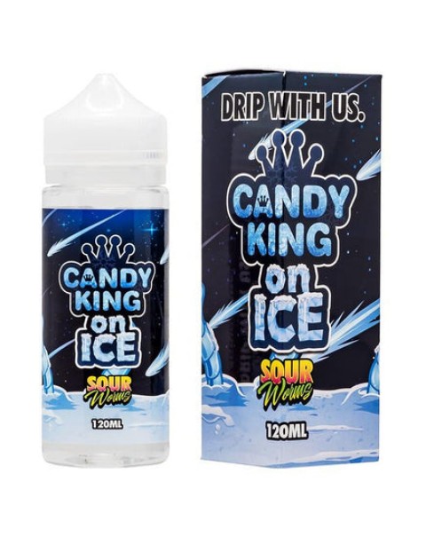 Candy King - Sour Worms On Ice 100ml Short Fill E-Liquid