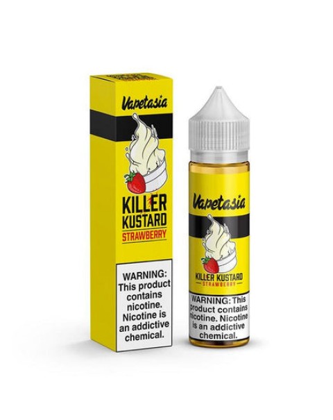 Vapetasia Killer Kustard Strawberry 50ml Short Fill E-Liquid