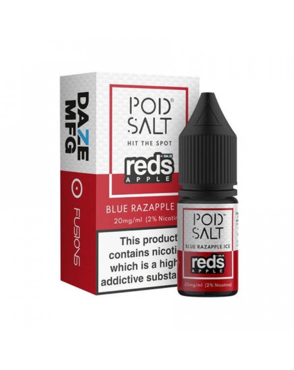 Pod Salts Fusions Blue Razapple Ice Nic Salt E-Liq...