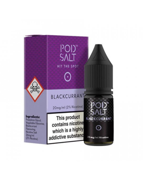 Pod Salt Blackcurrant 10ml Nicotine Salt E-Liquid