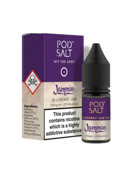 Pod Salt Fusions Blueberry Jam Tart 10ml Nic Salt E-Liquid