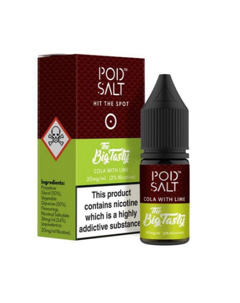 Pod Salt Fusions Cola with Lime 10ml Nic Salt E-Liquid