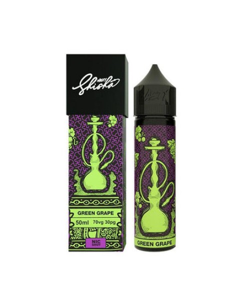 Nasty Juice Shisha Series Green Grape 50ml Short Fill E-Liquid