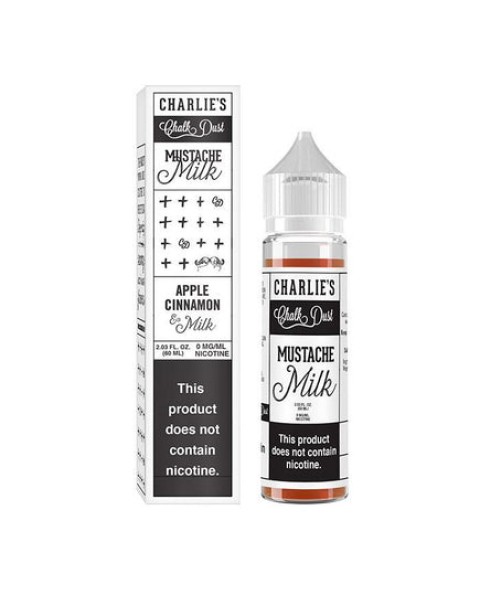 Charlie's Chalk Dust - Mustache Milk 50ml Short Fill E-Liquid