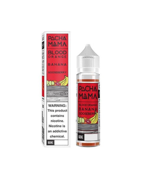 Pachamama Blood Orange Banana 50ml Short Fill E-Liquid