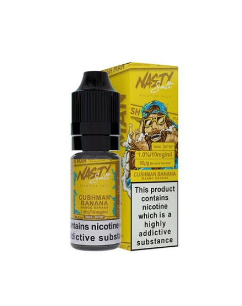 Nasty Salt - Cushman Banana Nicotine Salt 10ml E-Liquid