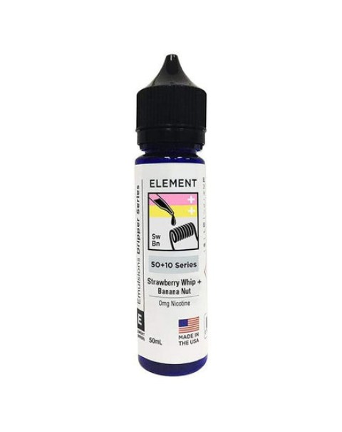 Element Mix Series - Strawberry Whip / Banana Nut 50ml Short Fill E-Liquid