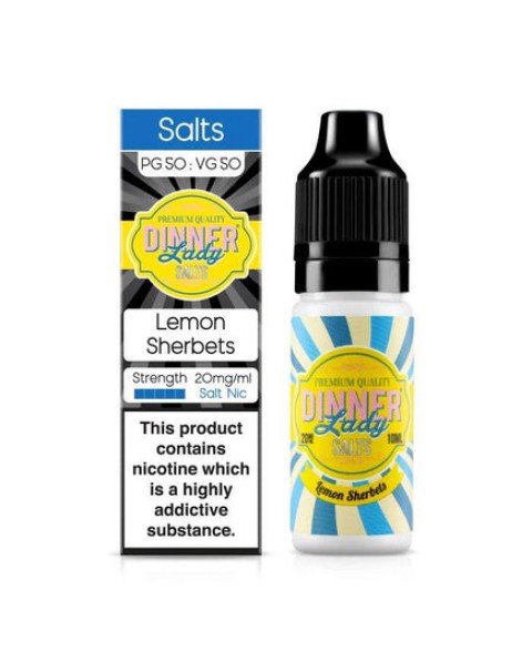 Dinner Lady - Lemon Sherbets 10ml Salt Nic E-Liquid