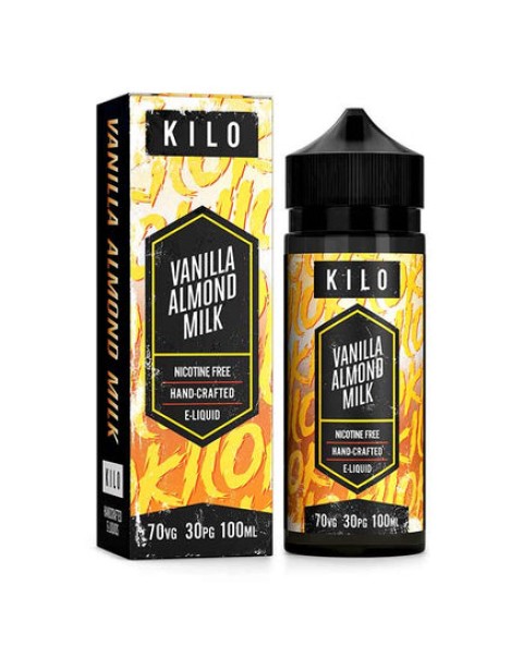 Kilo E-Liquids - Vanilla Almond Milk 100ml Short Fill E-Liquid