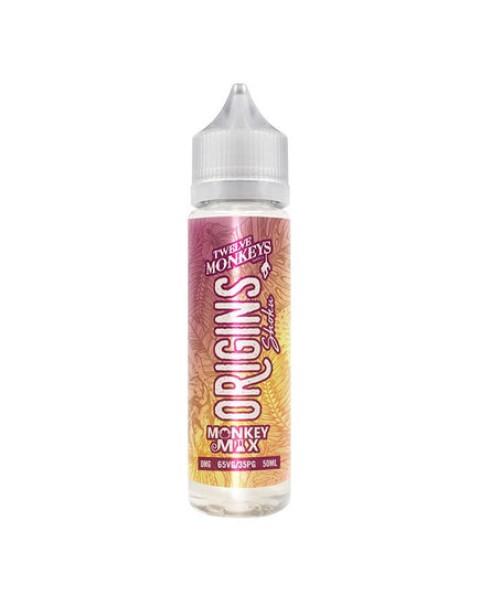 Twelve Monkeys - Origins - Shoku 50ml Short Fill E-Liquid