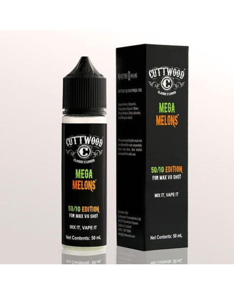 Cuttwood - 50/10 Series - Mega Melons 50ml Short Fill E-Liquid