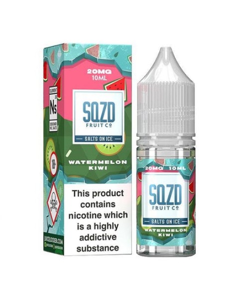 SQZD On Ice - Watermelon Kiwi On Ice Nicotine Salt E-liquid