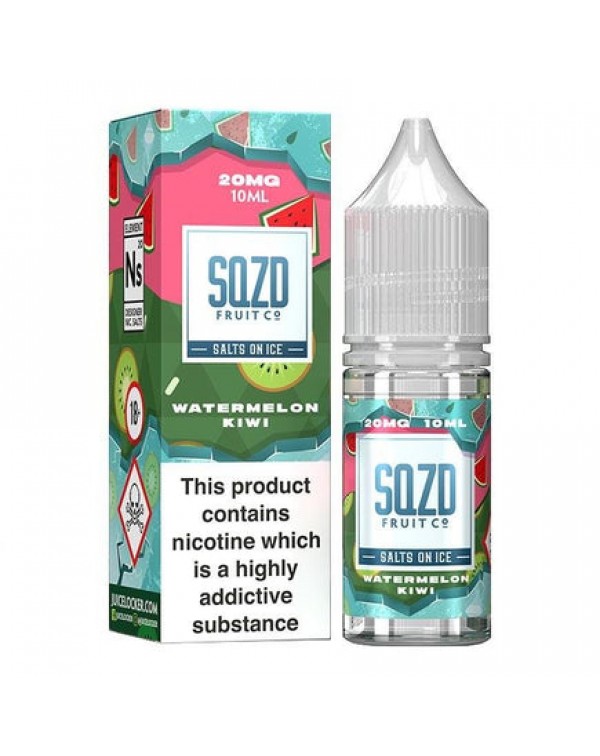 SQZD On Ice - Watermelon Kiwi On Ice Nicotine Salt...