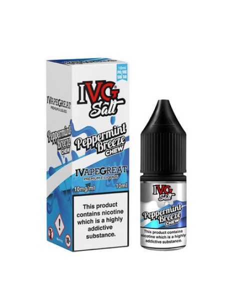 IVG Peppermint Breeze 10ml Nicotine Salt E-Liquid