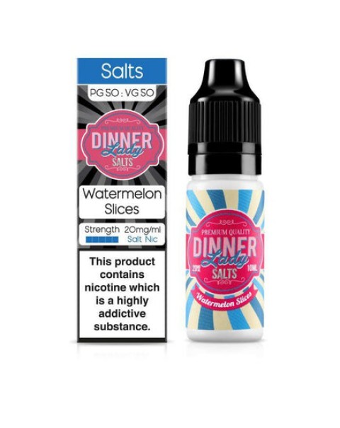 Dinner Lady - Watermelon Slices 10ml Salt Nic E-Liquid