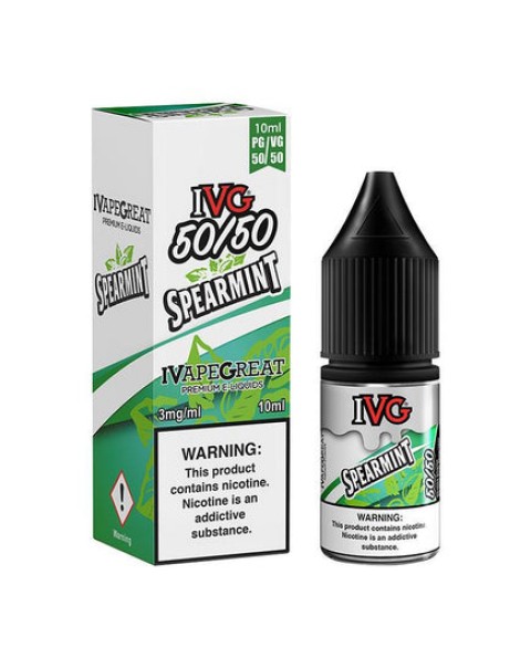 IVG 50/50 Series Spearmint 10ml E-Liquid