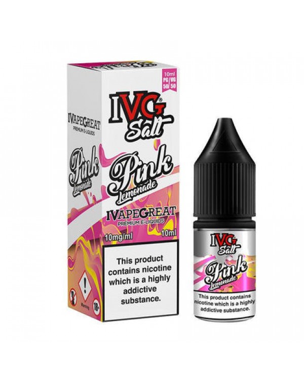 IVG Pink Lemonade 10ml Nicotine Salt E-Liquid