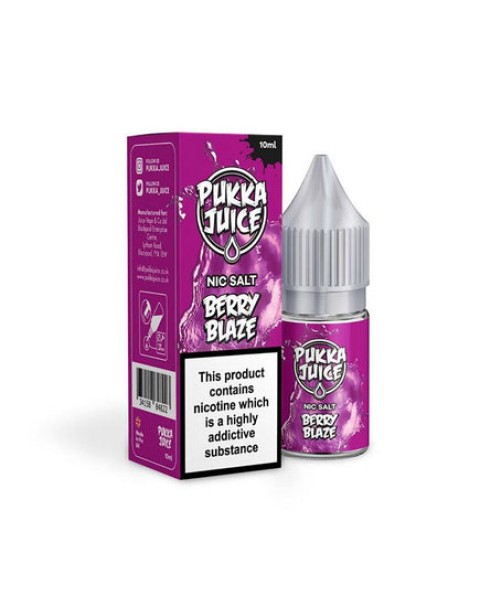 Pukka Juice Berry Blaze 10ml Nicotine Salt E-Liquid