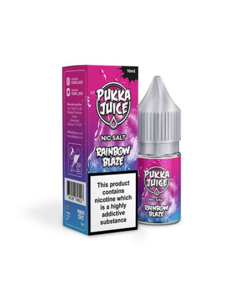 Pukka Juice Rainbow Blaze 10ml Nicotine Salt E-Liquid