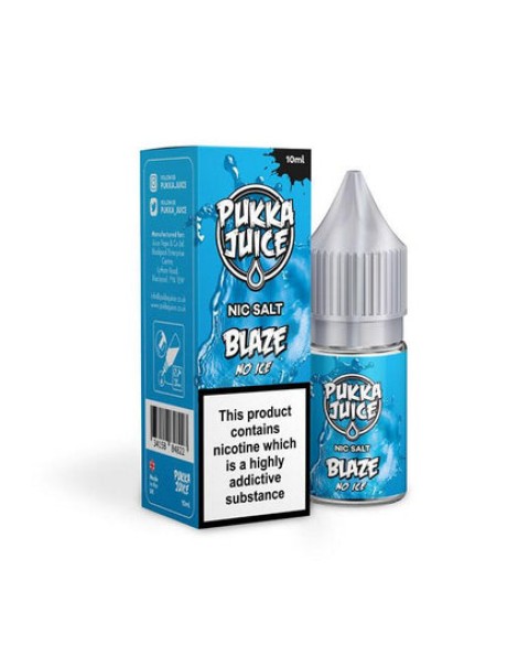 Pukka Juice Blaze No Ice 10ml Nicotine Salt E-Liquid