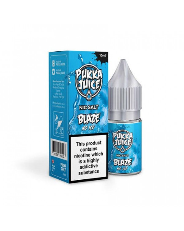 Pukka Juice Blaze No Ice 10ml Nicotine Salt E-Liqu...