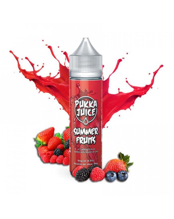 Pukka Juice - Summer Fruits 50ml Short Fill E-Liqu...