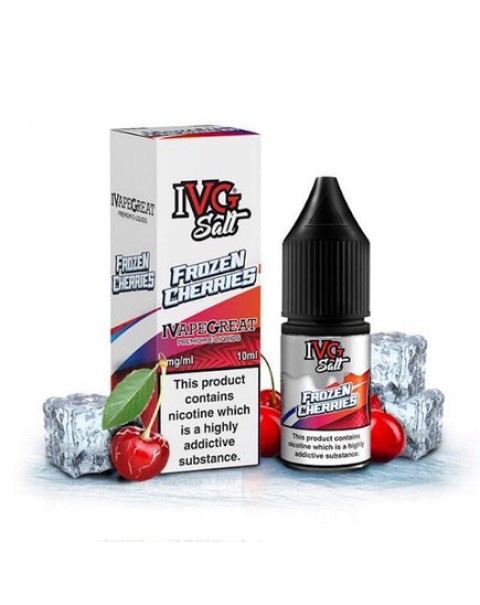 IVG Crushed Range Nic Salts Frozen Cherries