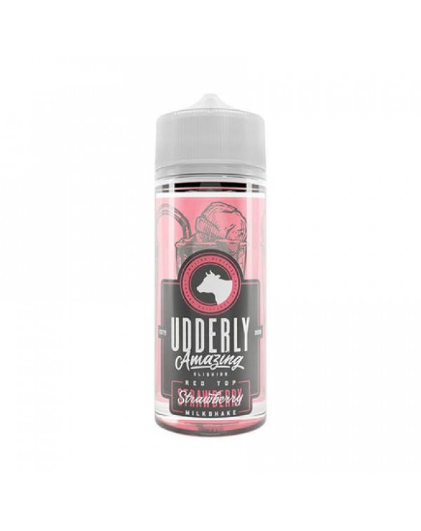 Udderly Amazing Range 100ml Strawberry Milkshake