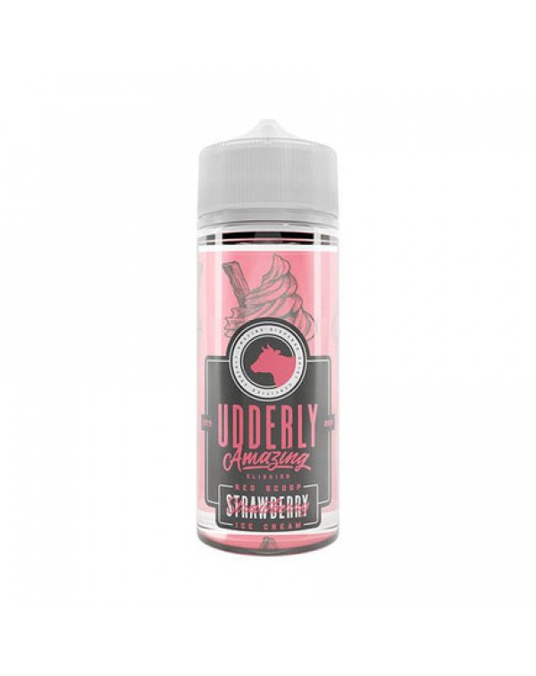 Udderly Amazing Range 100ml Strawberry Ice Cream