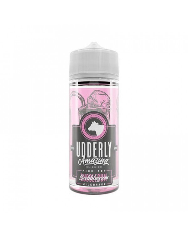 Udderly Amazing Range 100ml Bubblegum Milkshake