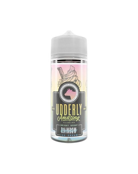 Udderly Amazing Range 100ml Rainbow Ice Cream