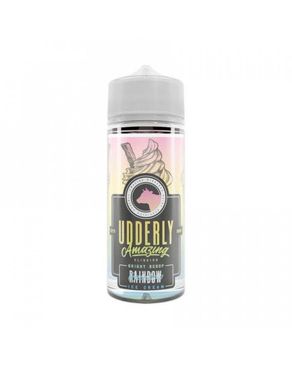 Udderly Amazing Range 100ml Rainbow Ice Cream